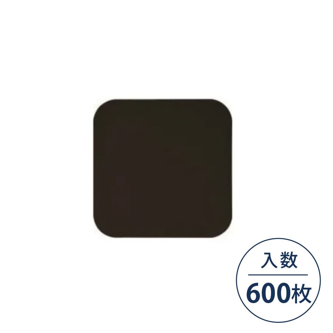 防草パッチ ブラック 120mm角R付 つや消しタイプ【ケース販売】600枚入 XT-P12BL-600 ザバーン グリーンフィールド（法人限定）