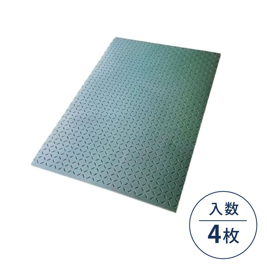 大判厚手クッションマット 1×1.5ｍ 10mm厚【ケース販売】4枚入 RET-TFP-4 人工芝 リアリーターフ グリーンフィールド（法人限定）