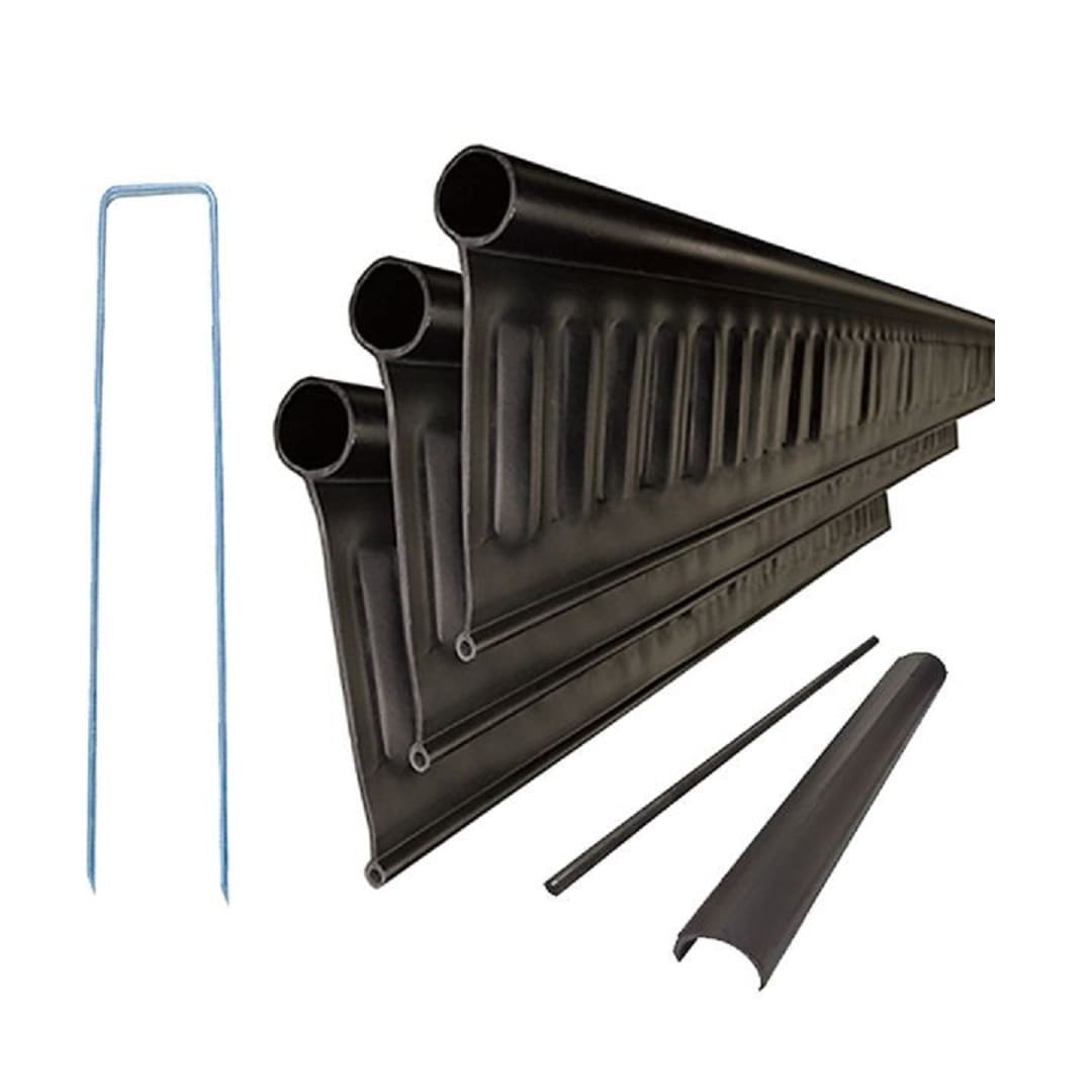 リサイクルエッジング Vタイプ プラエッジ100 ブラック【ケース販売】3本 EDG-VBL-3P 見切材 グリーンフィールド(法人限定)