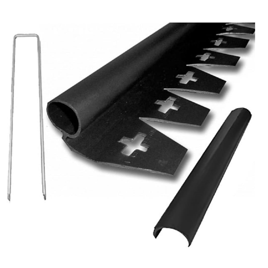 リサイクルエッジング Qタイプ プラエッジ35 ブラック【ケース販売】3本 EDG-BWBL-3P 見切材 グリーンフィールド(法人限定)