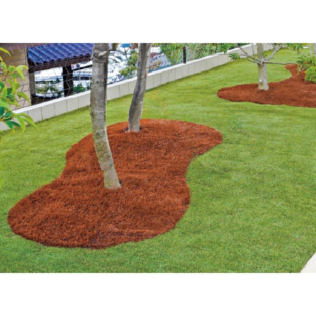 人工芝 リアリーターフ R8 プレミアム マスターズバーク 芝丈60mm 幅1m×5ｍ 植栽マルチングシート RET60MB-1-05BR グリーンフィールド（法人限定）