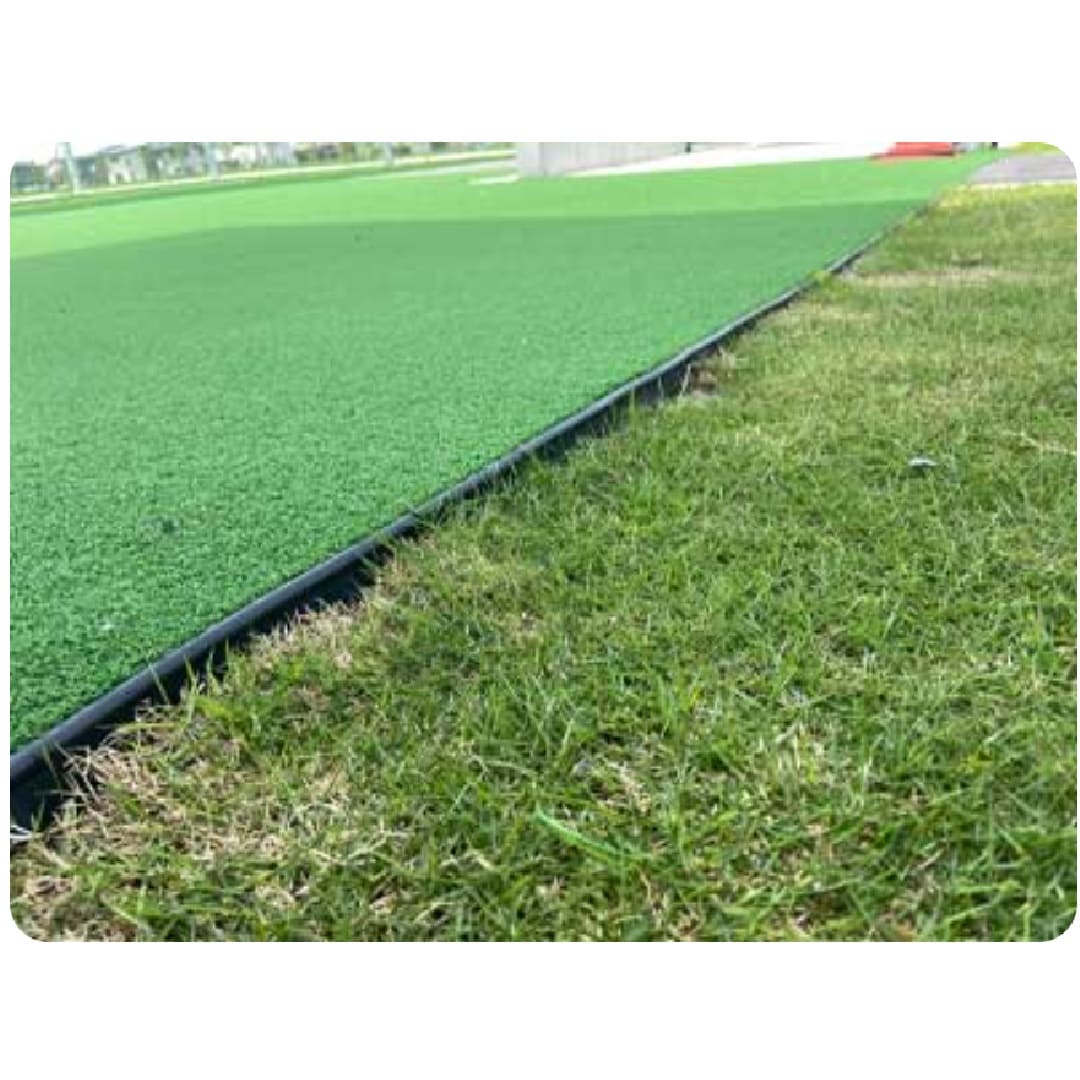 リサイクルエッジング Vタイプ プラエッジ100 ブラック【ケース販売】3本 EDG-VBL-3P 見切材 グリーンフィールド(法人限定)