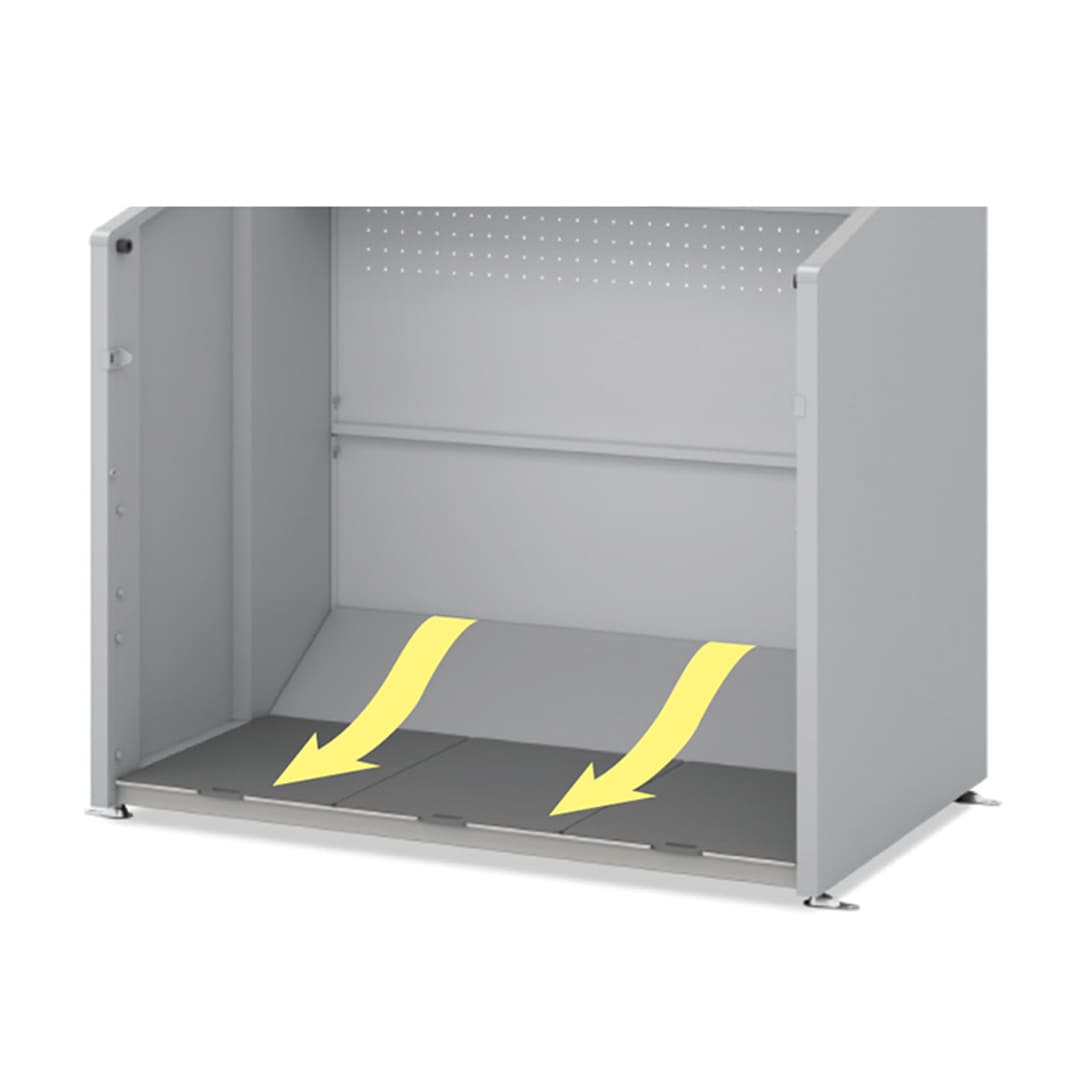 【DCNタイプ】傾斜床を採用