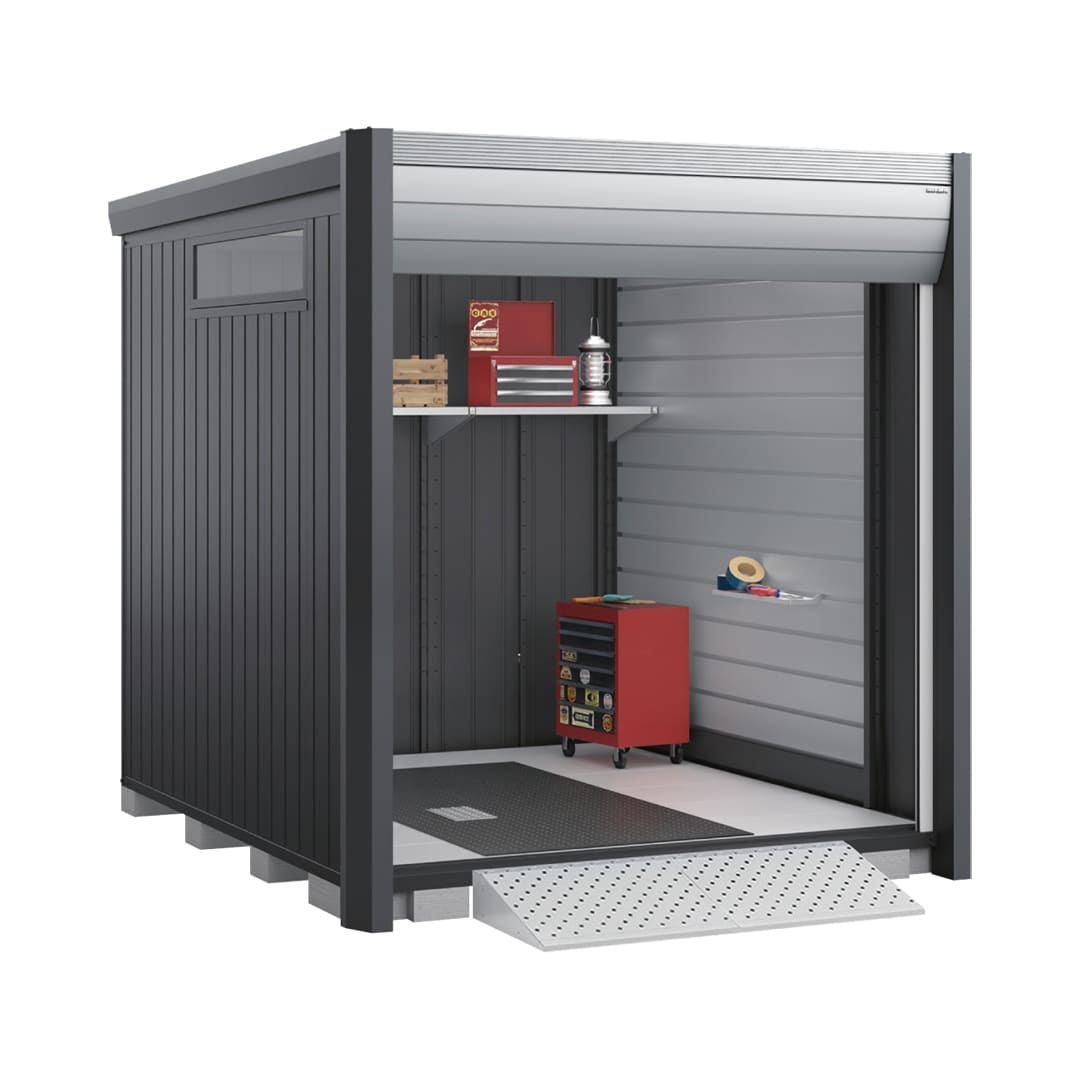 稲葉製作所,イナバ,バイクガレージ,アルシアフィット,DM,物置