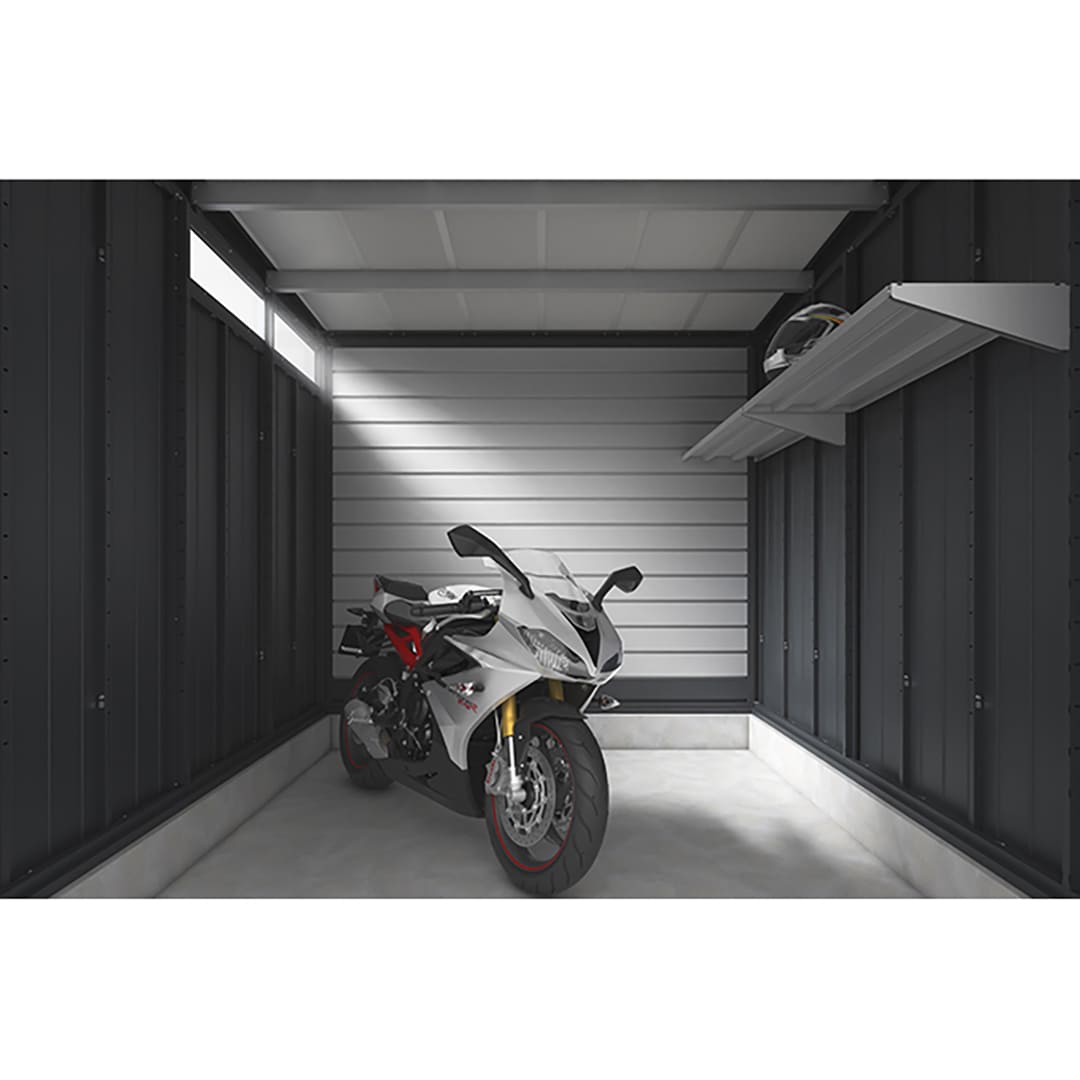 稲葉製作所,イナバ,バイクガレージ,アルシアフィット,DM,物置