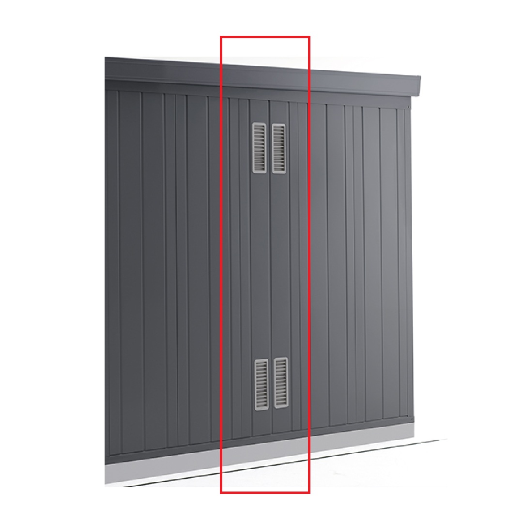 アルシアフィット 通気パネル KTD-H バイクガレージ 稲葉製作所【本体と同時購入で送料無料】