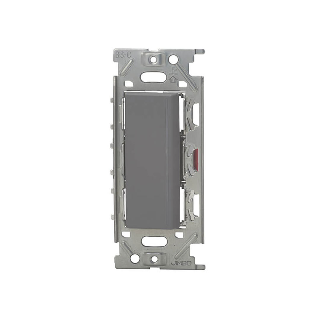 3路ガイドランプ付スイッチセット シングル NKW01009 ソリッドグレー NKシリーズ 配線器具 JIMBO 神保電器