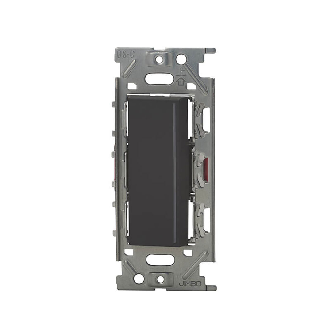 3路ガイドランプ付スイッチセット シングル NKW01009 ソフトブラック NKシリーズ 配線器具 JIMBO 神保電器