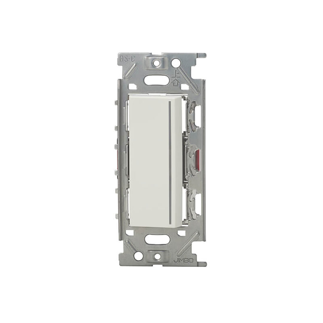 3路チェックランプ付スイッチセット シングル NKW01012 ピュアホワイト NKシリーズ 配線器具 JIMBO 神保