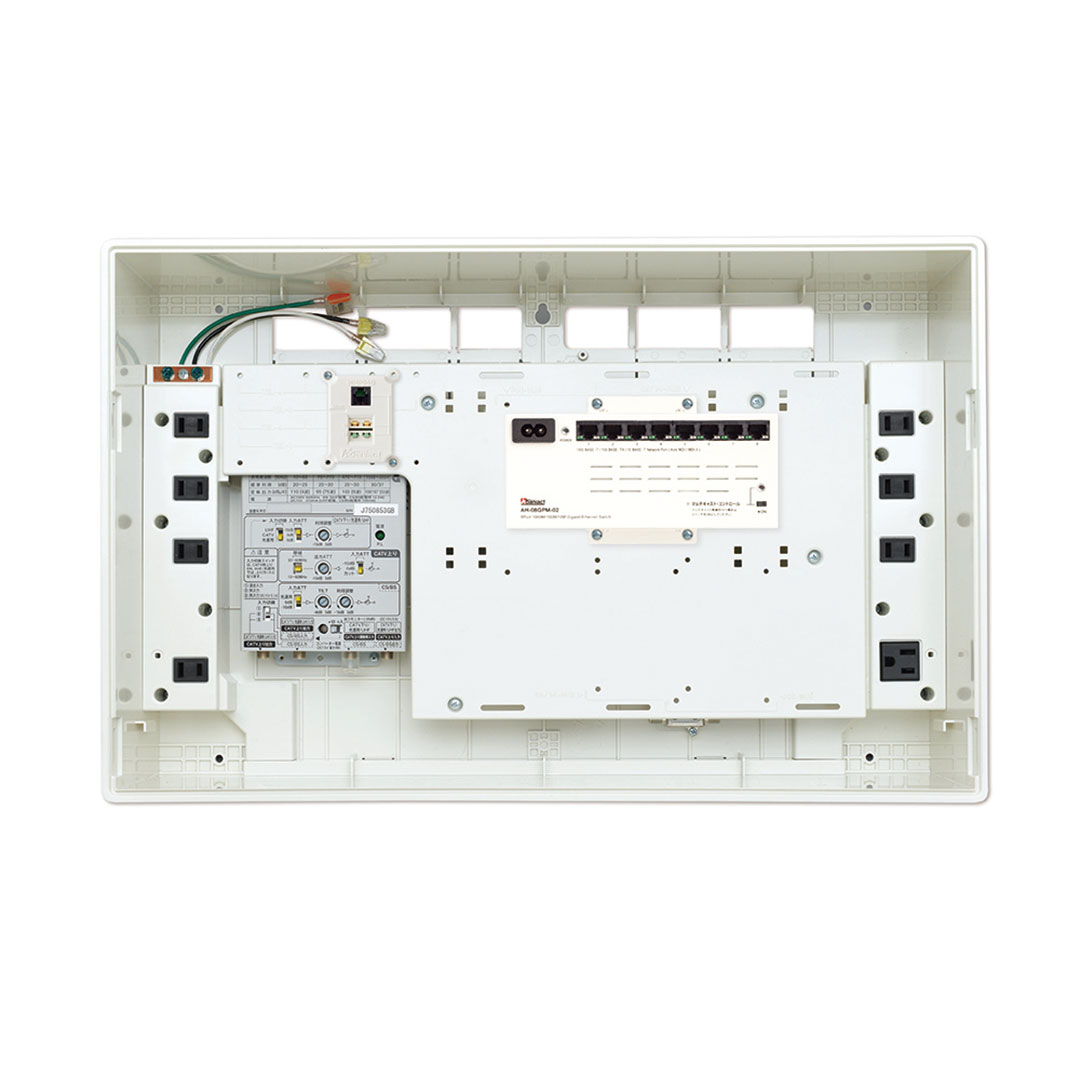 情報盤 トランスフォーム TEL TV 情報分電盤 ATF-488M-00 情報配線 アバニアクト Abaniact 因幡電機