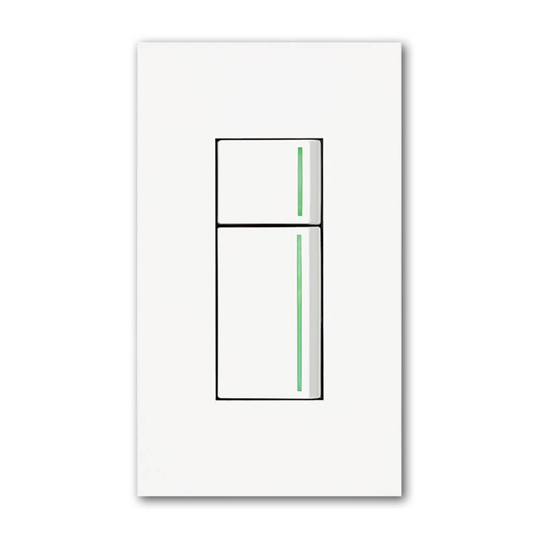 3路ガイドランプ付 スイッチセット ダブル NKW02309 ピュアホワイト NKシリーズ 配線器具 JIMBO 神保電器