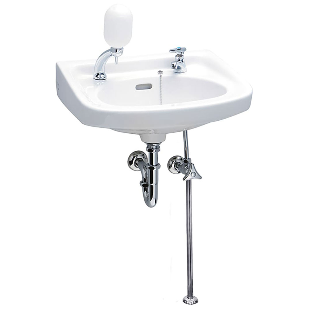 小形手洗器セット(ストレート形+Pトラップ) ジャニス工業