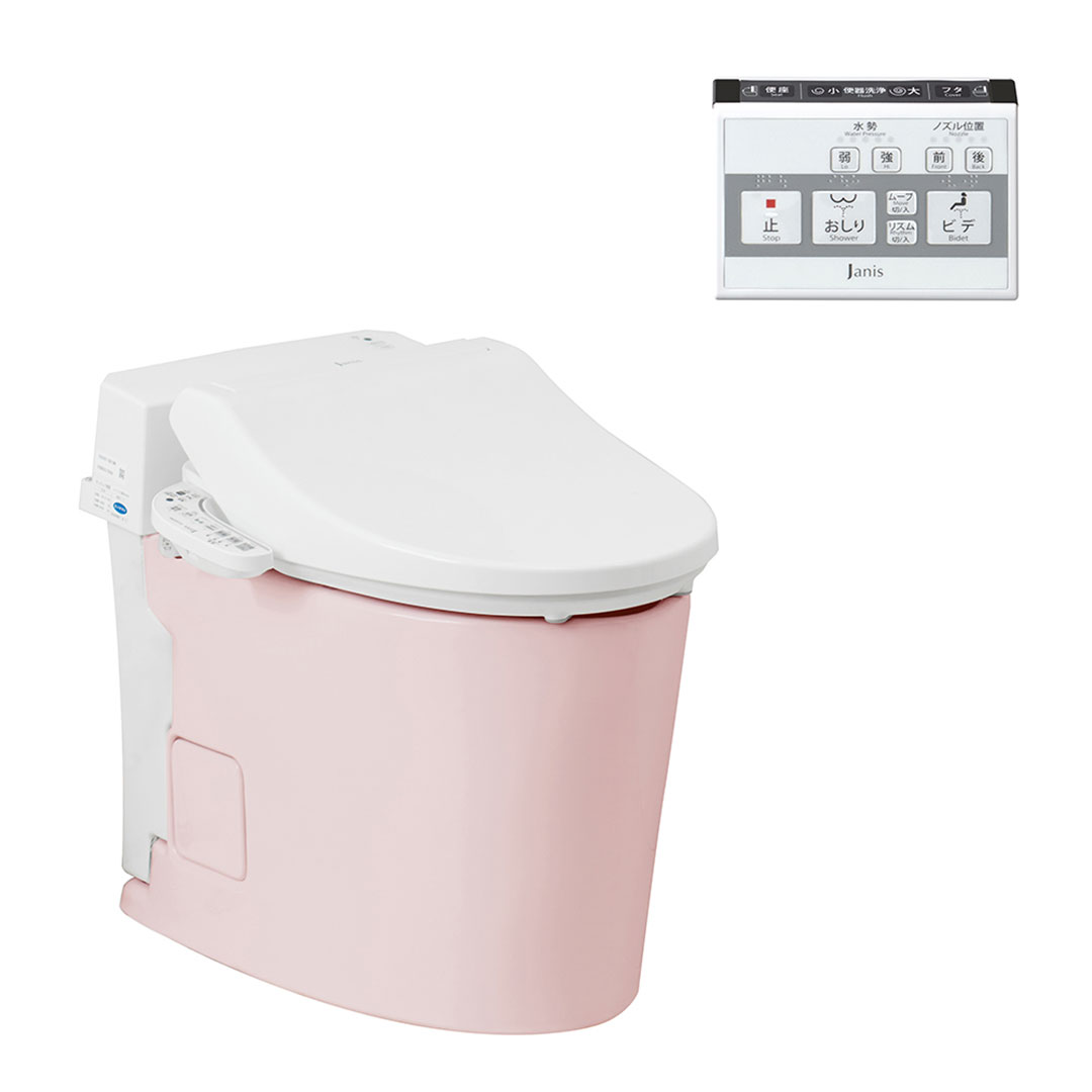 SmartCleanⅢ 床排水仕様 一般地用 ピンク SMA8204SGB/LR8 タンクレストイレ ジャニス工業
