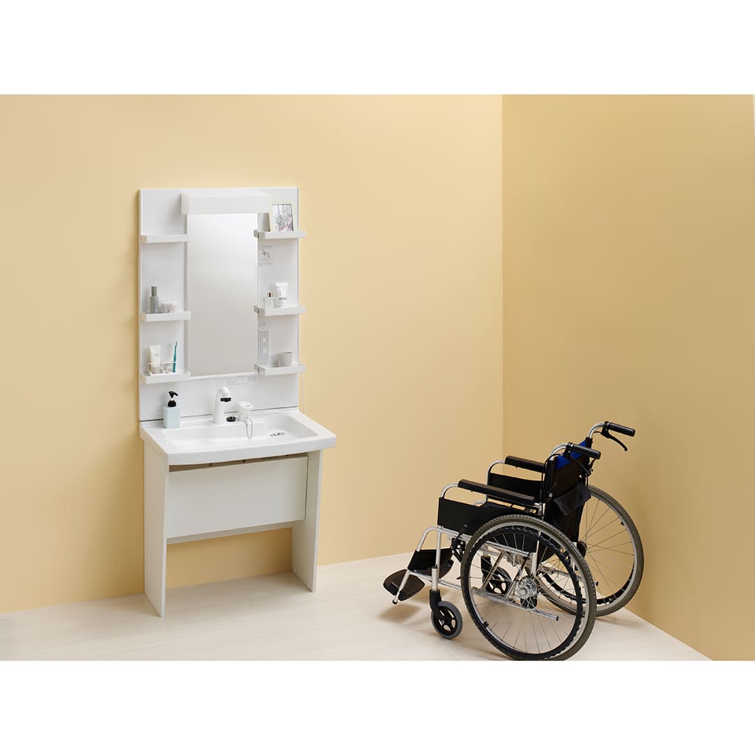 多目的洗面化粧台 キャビネット 一般地 くもり止め H1130 LU0751MPJ1E10 BW1 LUM7512SLCL ジャニス工業