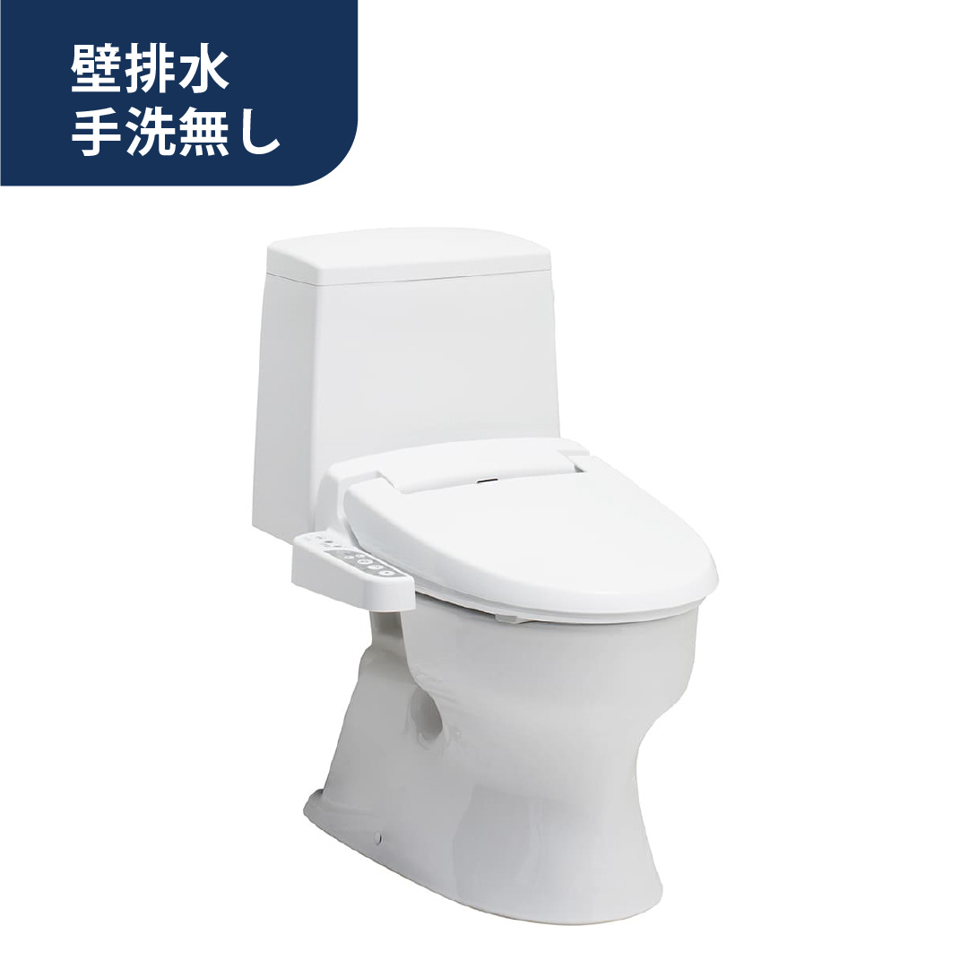 トイレ 3点セット バリュークリン3 Value CleanⅢ  壁排水 排水芯120～155mm  手洗無し樹脂タンクセット 温水洗浄便座（本体操作・脱臭付）BW1 SC-8091PGB＋SV2000-0EM＋JCS-310DNN ジャニス工業