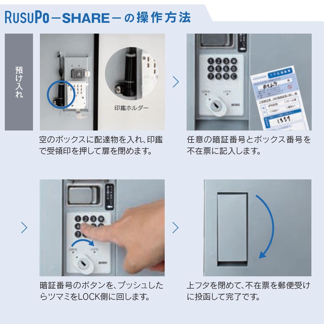 河村電器産業 ルスポ シェア 架台タイプ（大×1）奥行310mm マットグレー KD1-31CMG 集合住宅用 宅配ボックス