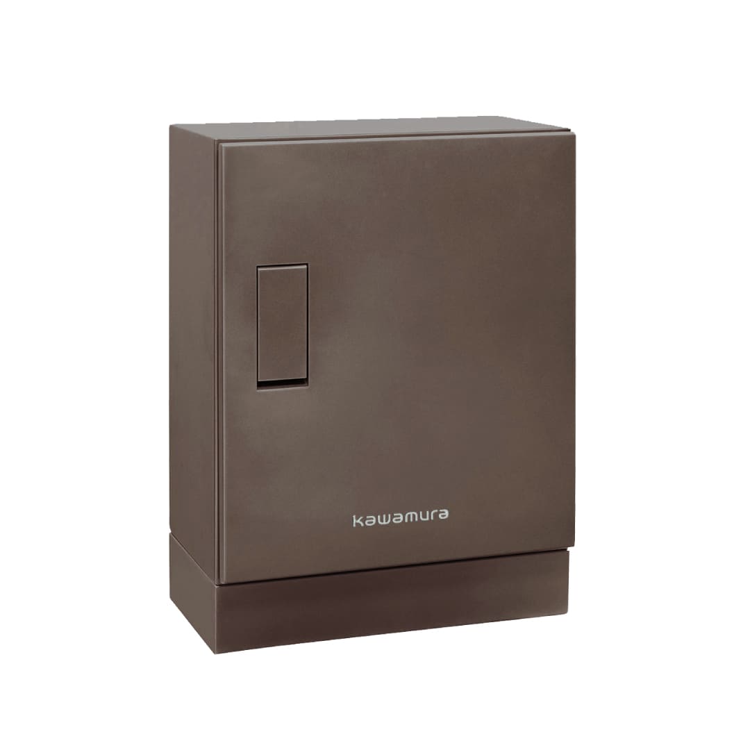 河村電器産業 ルスポ ホーム 架台タイプ 奥行280mm ダークブラウン KDPL5247-28CBR 戸建用 宅配ボックス