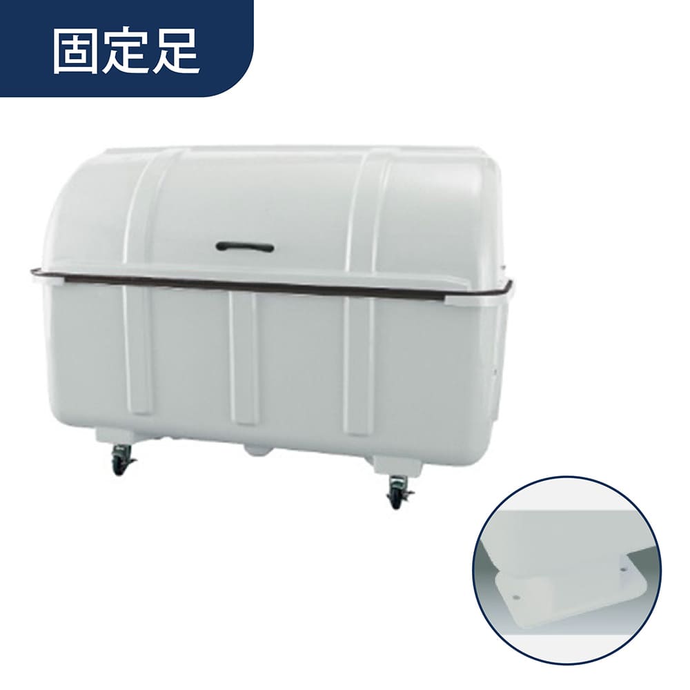 ジャンボステーション J1500K 固定足 1500L グレー FRP カイスイマレン（法人限定）