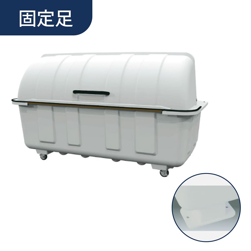 ジャンボステーション J2000K 固定足 2000L グレー FRP カイスイマレン（法人限定）