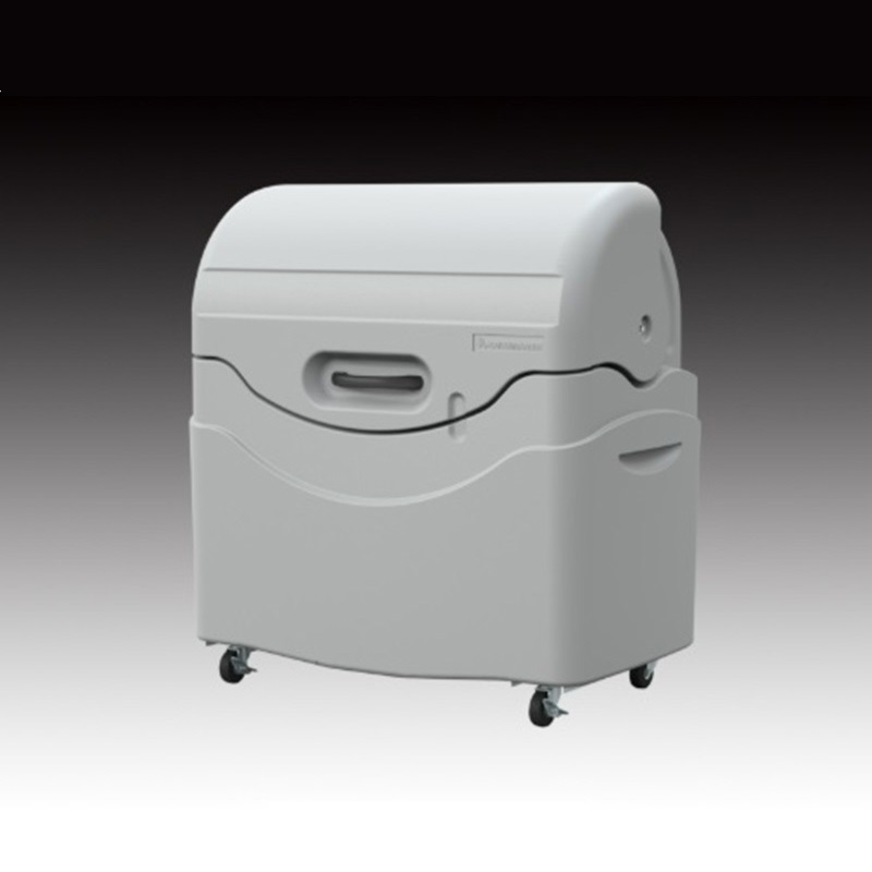 ジャンボペール PN500C キャスター付き 520L ライトグレー ポリエチレン カイスイマレン（法人限定）