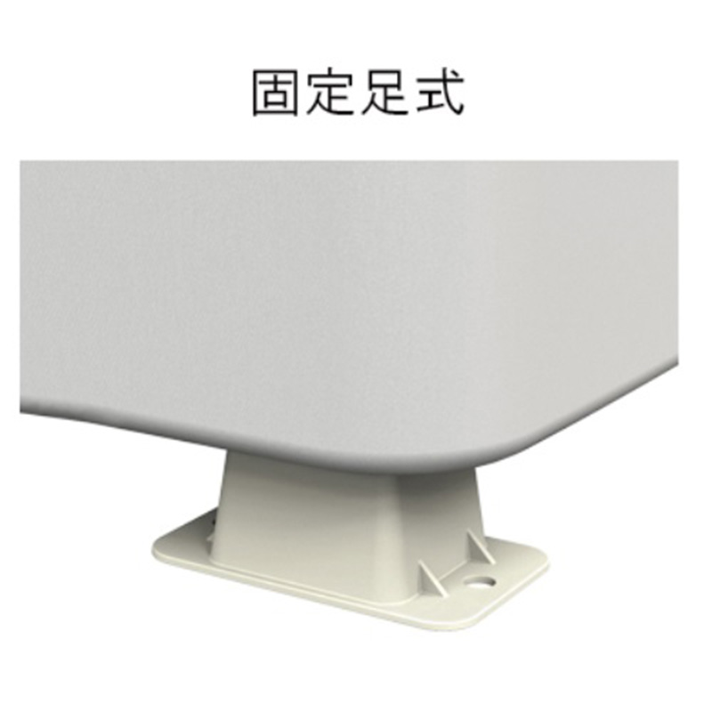 ジャンボペール PN800K 固定足 815L ライトグレー ポリエチレン カイスイマレン（法人限定）