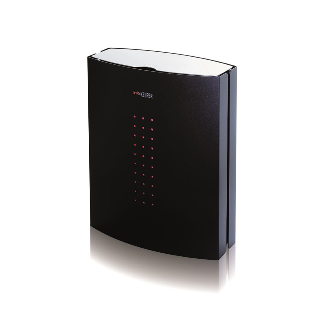戸建郵便受箱 info-KEEPER UNIT ユニット ブラック上入前出 シリンダー錠 コーワソニア
