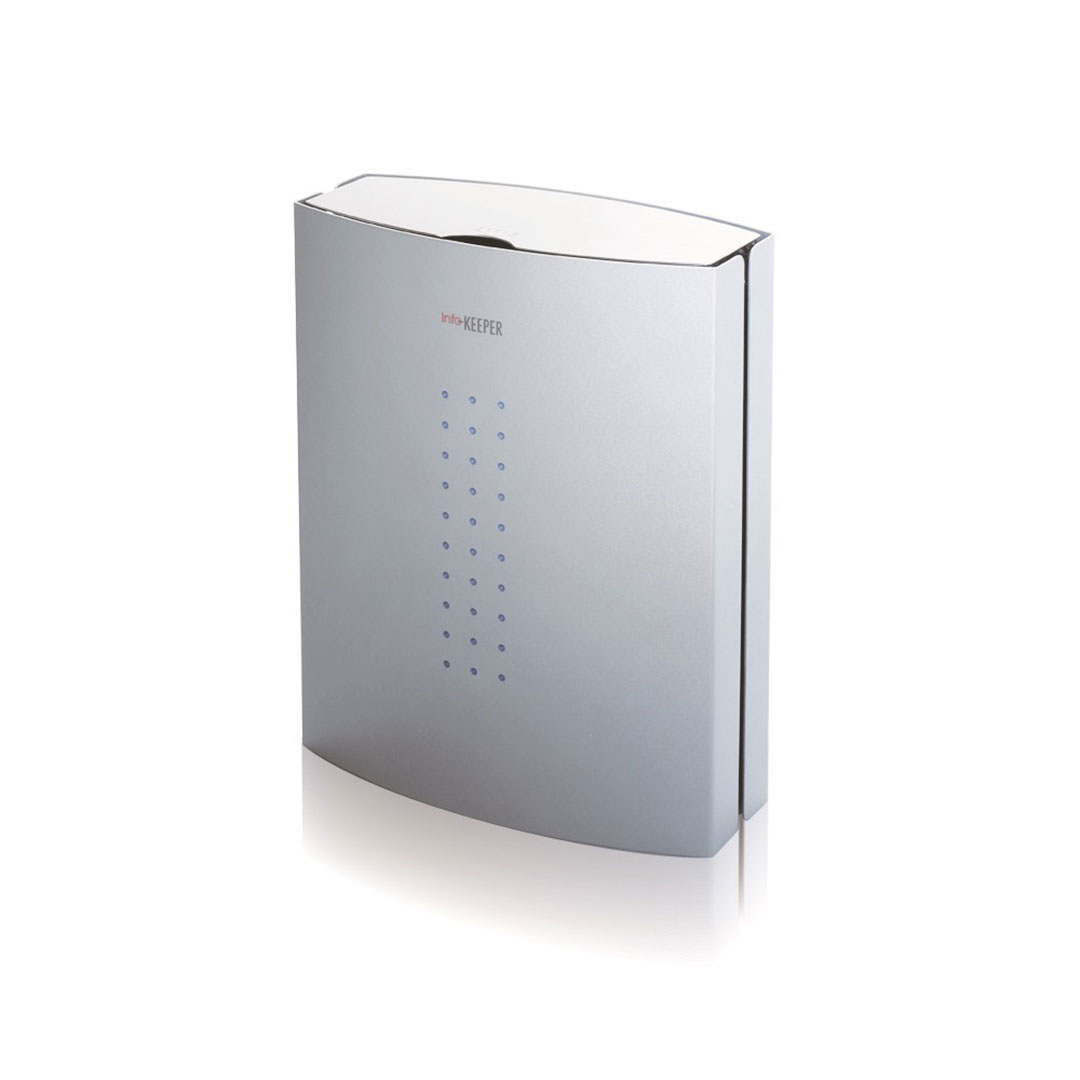 戸建郵便受箱 info-KEEPER UNIT ユニット シルバー上入前出 シリンダー錠 コーワソニア