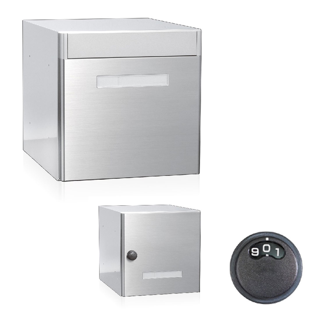 集合郵便受箱 PM-65A DL 前入後出 ダイヤル錠  W300×H300×D400  コーワソニア