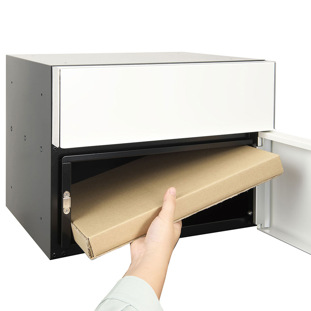 集合住宅向け 宅配ポスト 3313 K 前入前出 ブラック 防滴タイプ コーワソニア