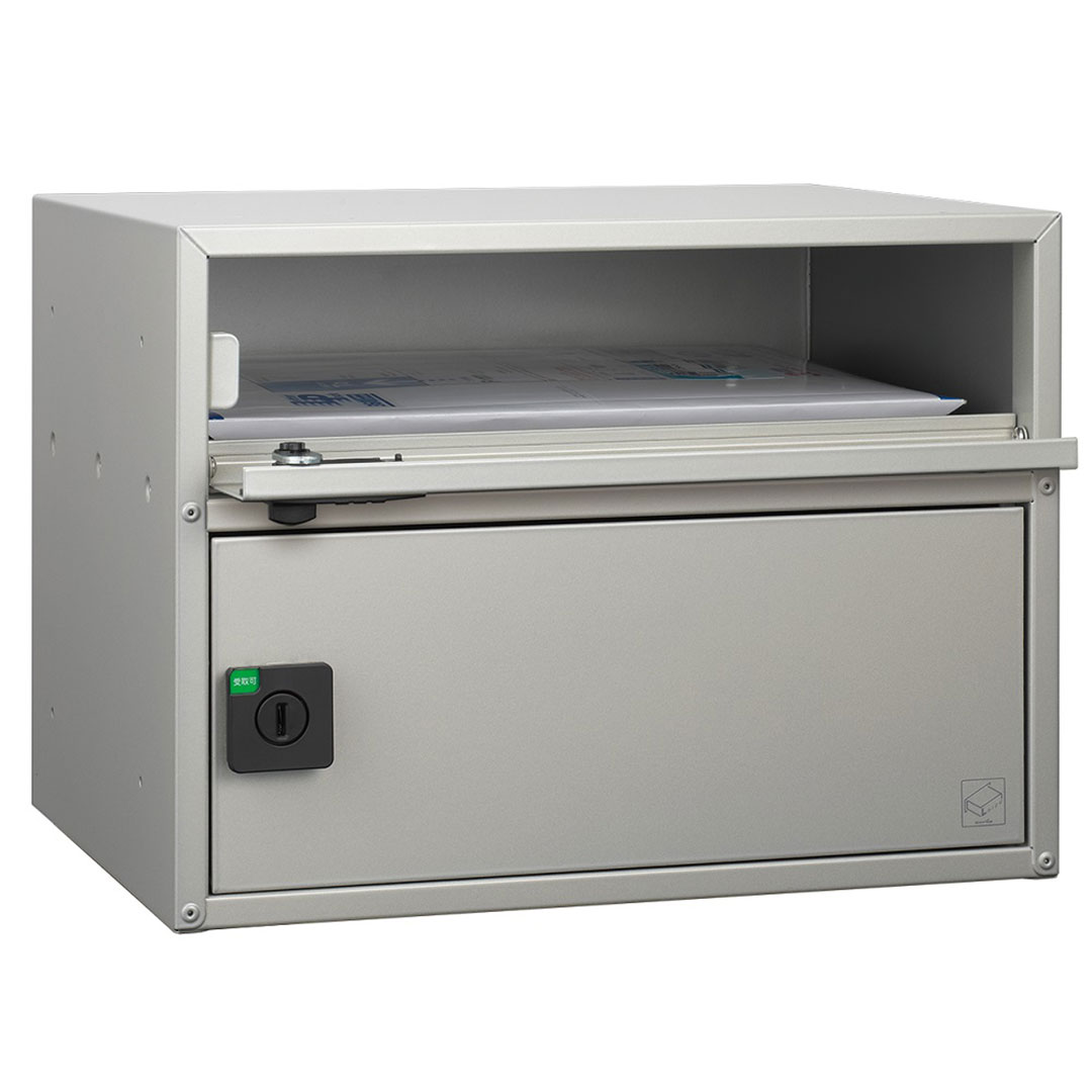 集合住宅向け 宅配ポスト 3214 前入前出 ステングレー 屋内用 コーワソニア