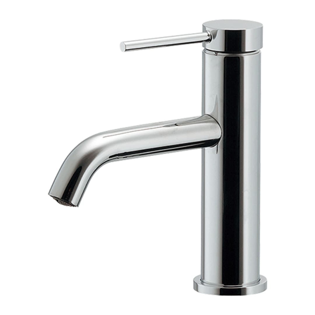 シングルレバー混合栓 水栓金具 蛇口  シルバー VARUNA(ヴァルナ) 183-221 JIS規格  カクダイ