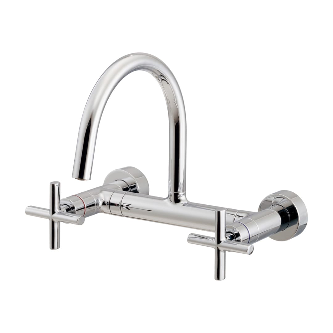 2ハンドル混合栓 水栓金具 蛇口 JUBE(ジューヴ) JIS規格 128-119 カクダイ