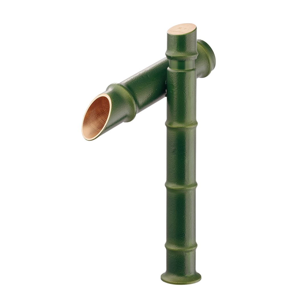 竹水栓(自閉) 水栓金具 洗面用 蛇口 竹里(ちくり) 若竹 和風  716-333 カクダイ