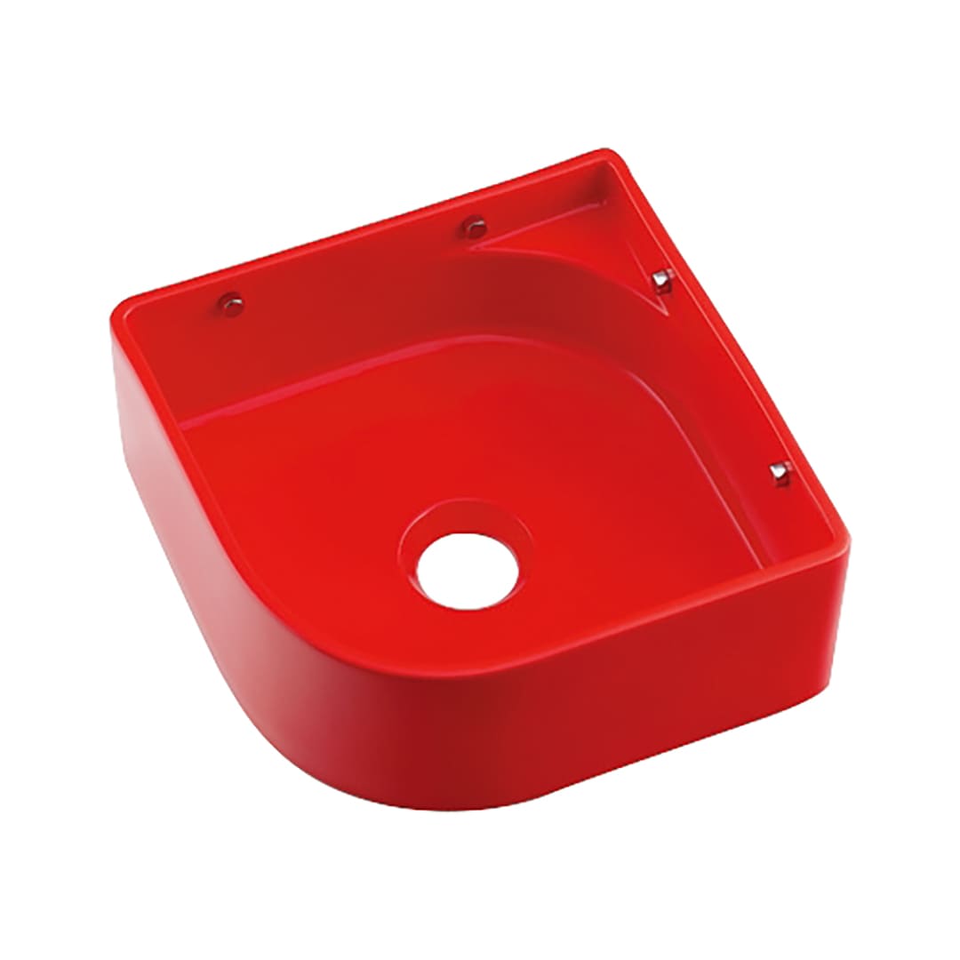 壁掛 手洗器 レッド MINO ミーノ 陶器製 493-226-R 手洗ボウル カクダイ KAKUDAI