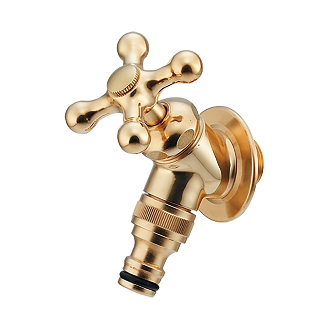 横水栓 アンティークゴールド JIS認定 水栓金具 701-317K-13 (後継品: 703-211-AG ) カクダイ KAKUDAI