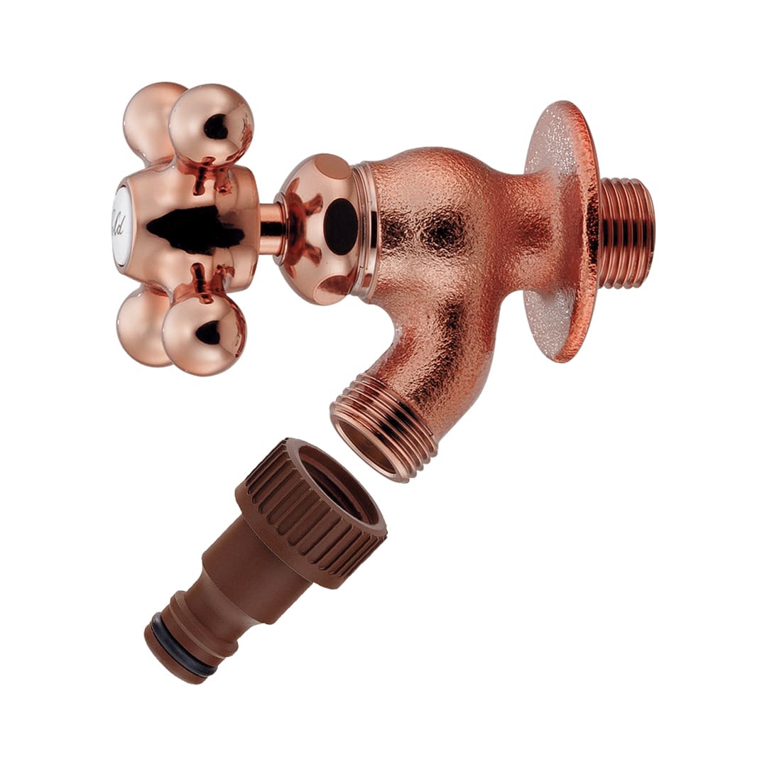 横水栓 カッパーブラウン 逆流防止機能 703-150-BR (後継品: 703-251-BR ) カクダイ KAKUDAI