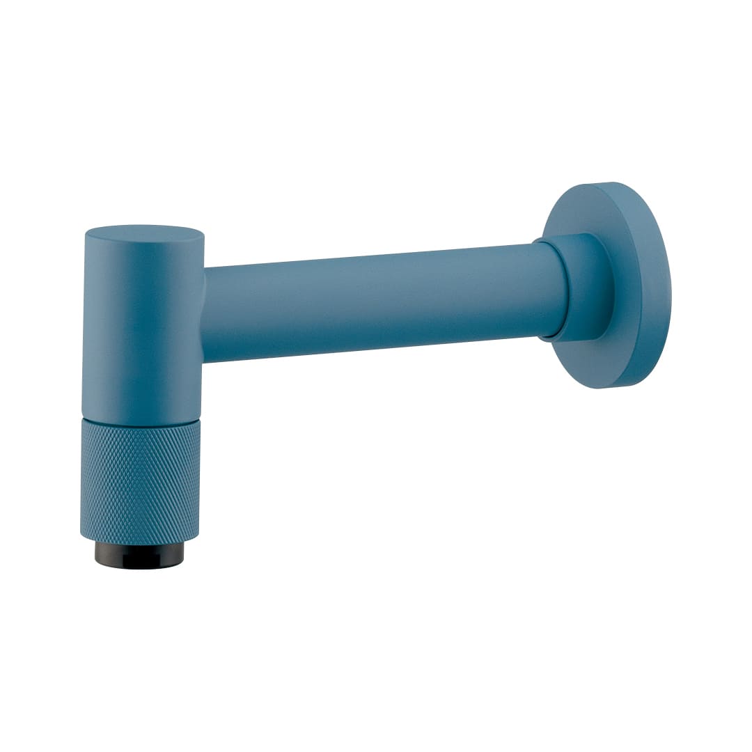 横水栓 ロング マットブルー 鎚 つち 水栓金具 703-701-B (後継品: 702-080B-MB ) カクダイ KAKUDAI