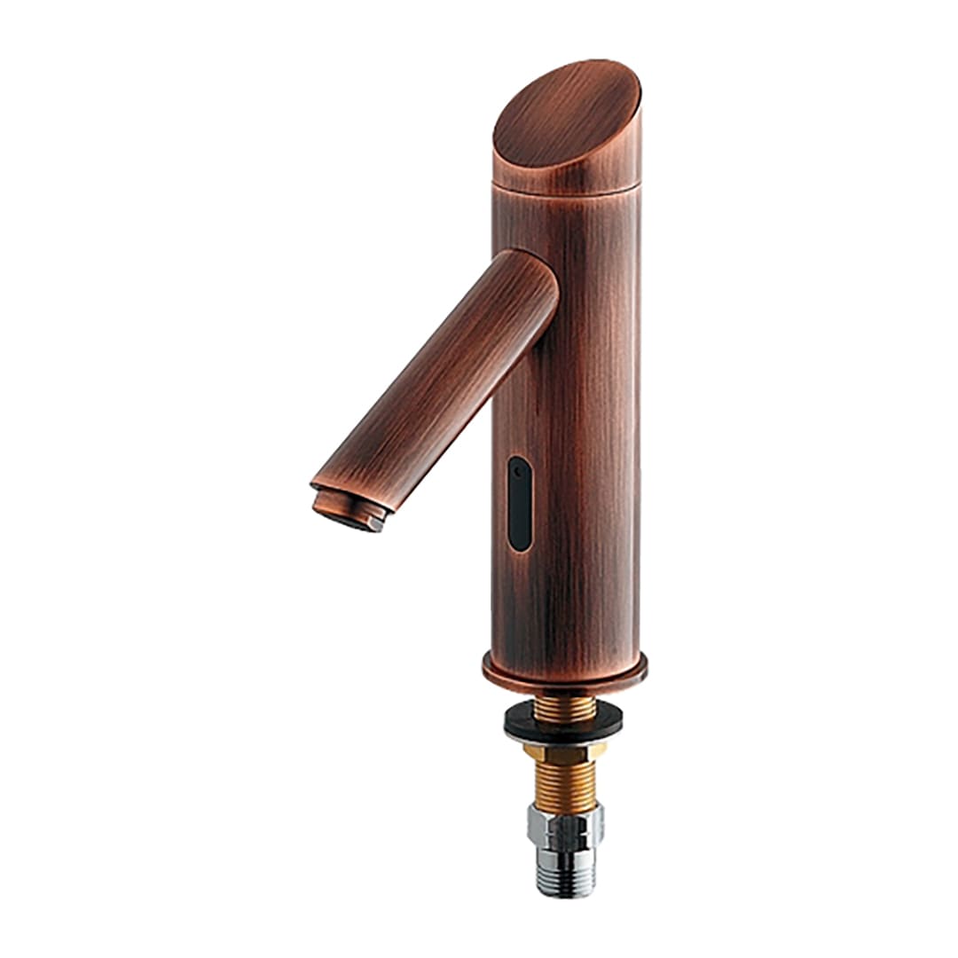センサー水栓 ブロンズ 能 単水栓 手洗水栓 電池式 713-370-BP カクダイ KAKUDAI