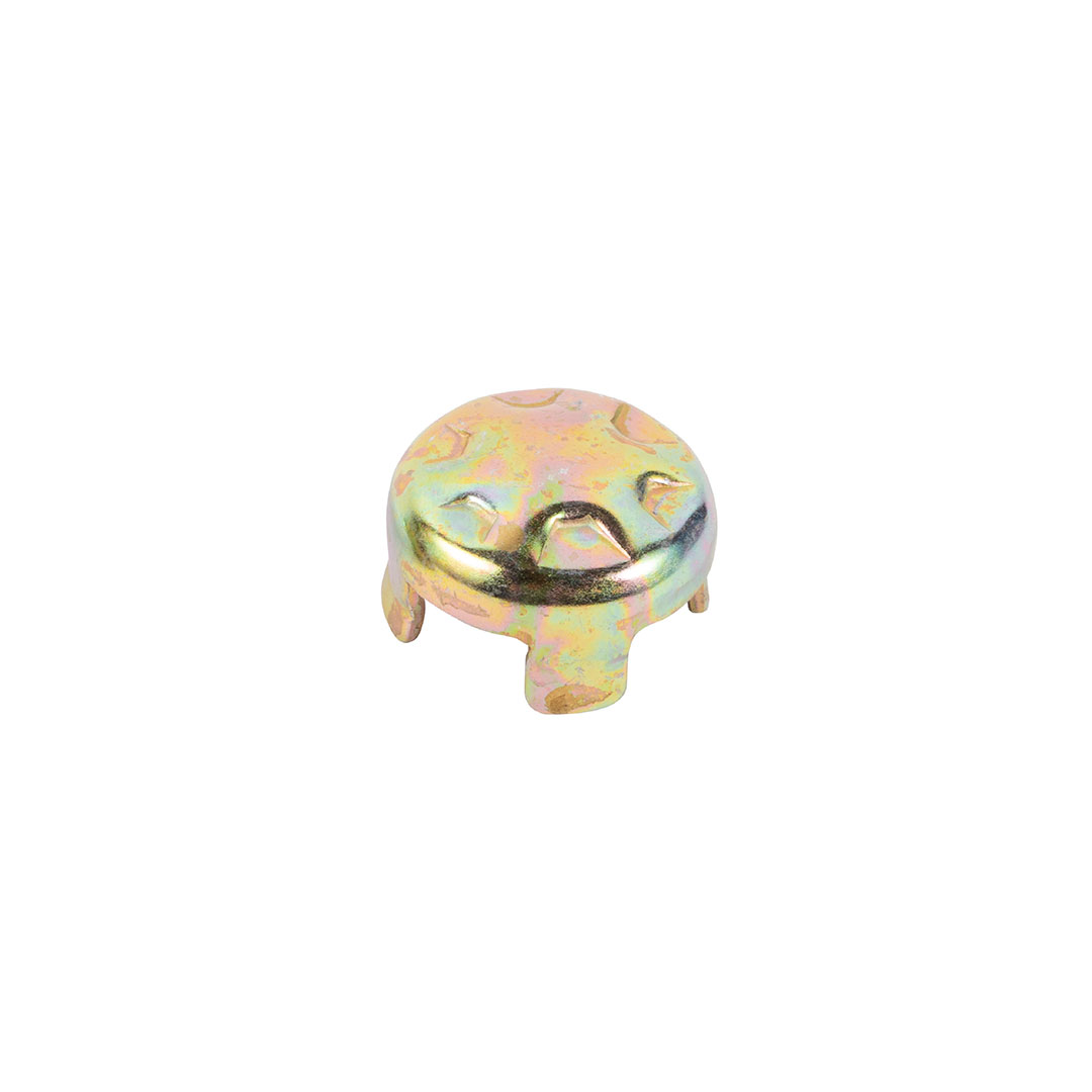 単管打込み金具 パイプホルダー キャップ スチール 48.6mm【ケース販売】 80個入