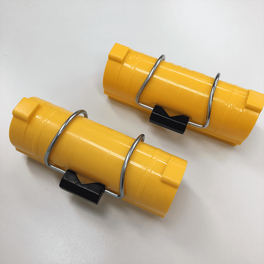 シート固定用 パッチン クリップ 48.6単管用 黄 【ケース販売】 120個入 アラオ AR-2334