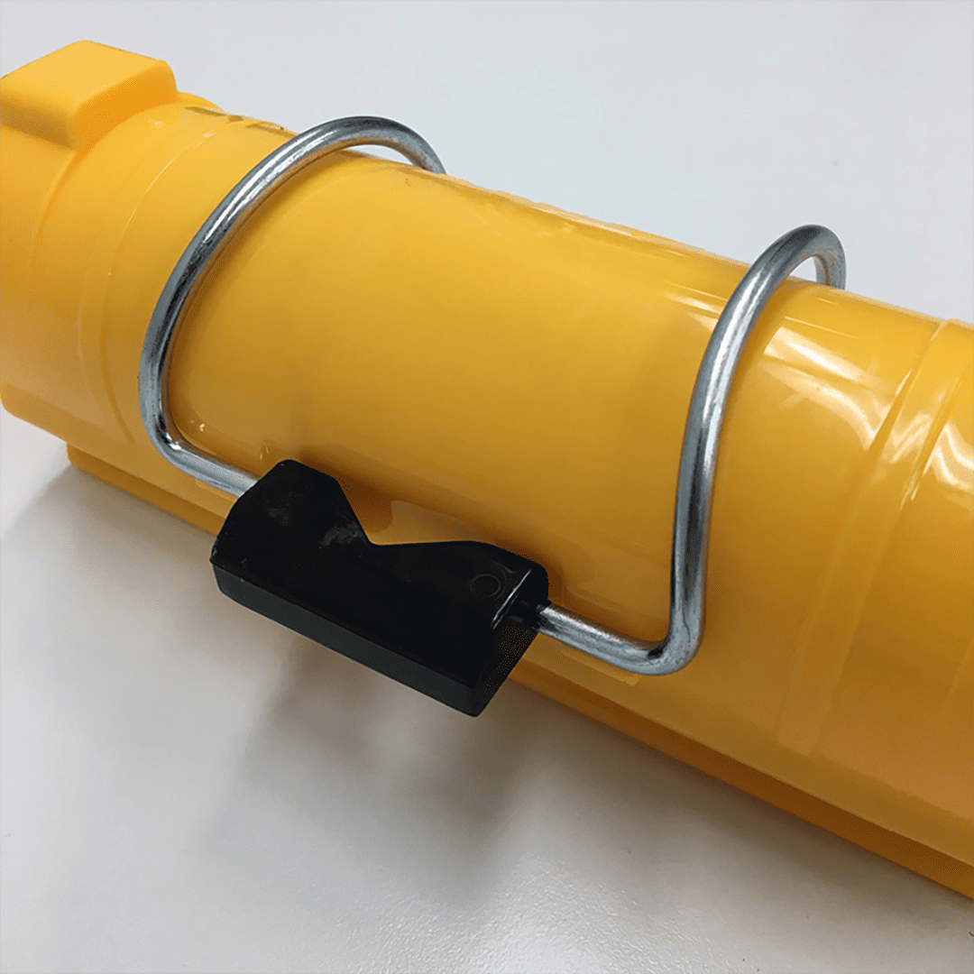 シート固定用 パッチン クリップ 48.６単管用 黄 【ケース販売】 120個入 アラオ AR-2334