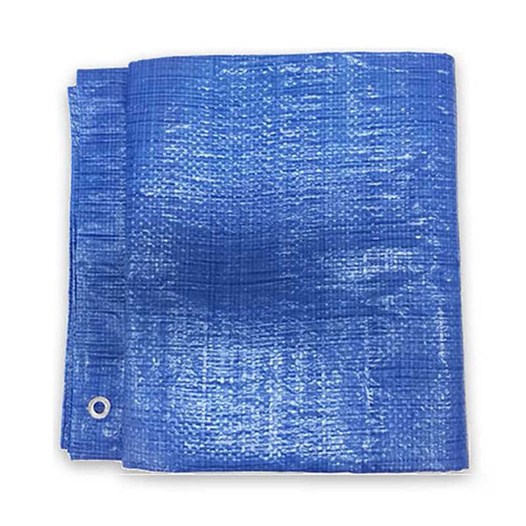 ブルーシート 軽量 養生資材 5.4m×5.4m 【ケース販売】 6枚入 養生資材 工事 イベント 雨よけ 補修  KM