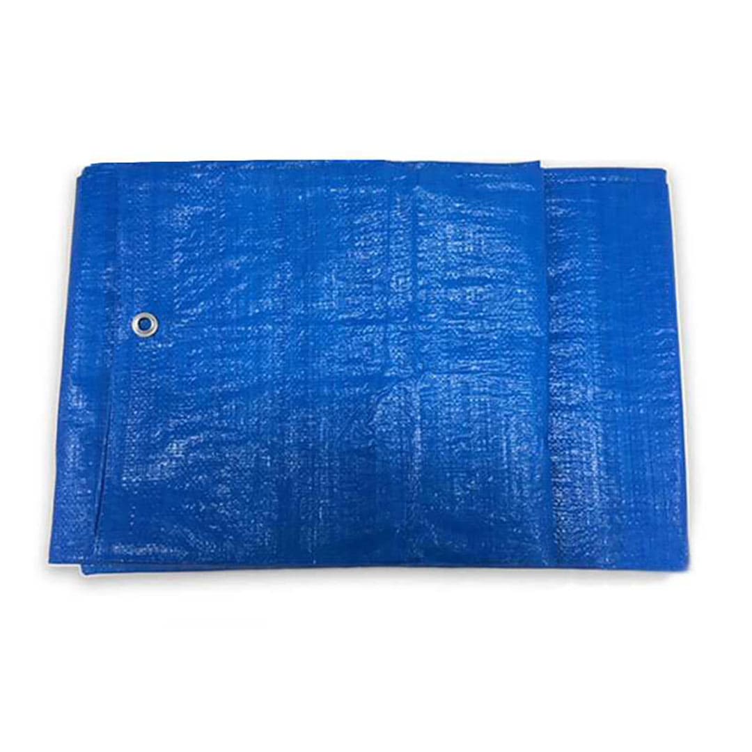 ブルーシート 養生資材 #2000 1.8m×3.6m 【ケース販売】 25枚入 養生資材 工事 イベント 雨よけ 補修  KM