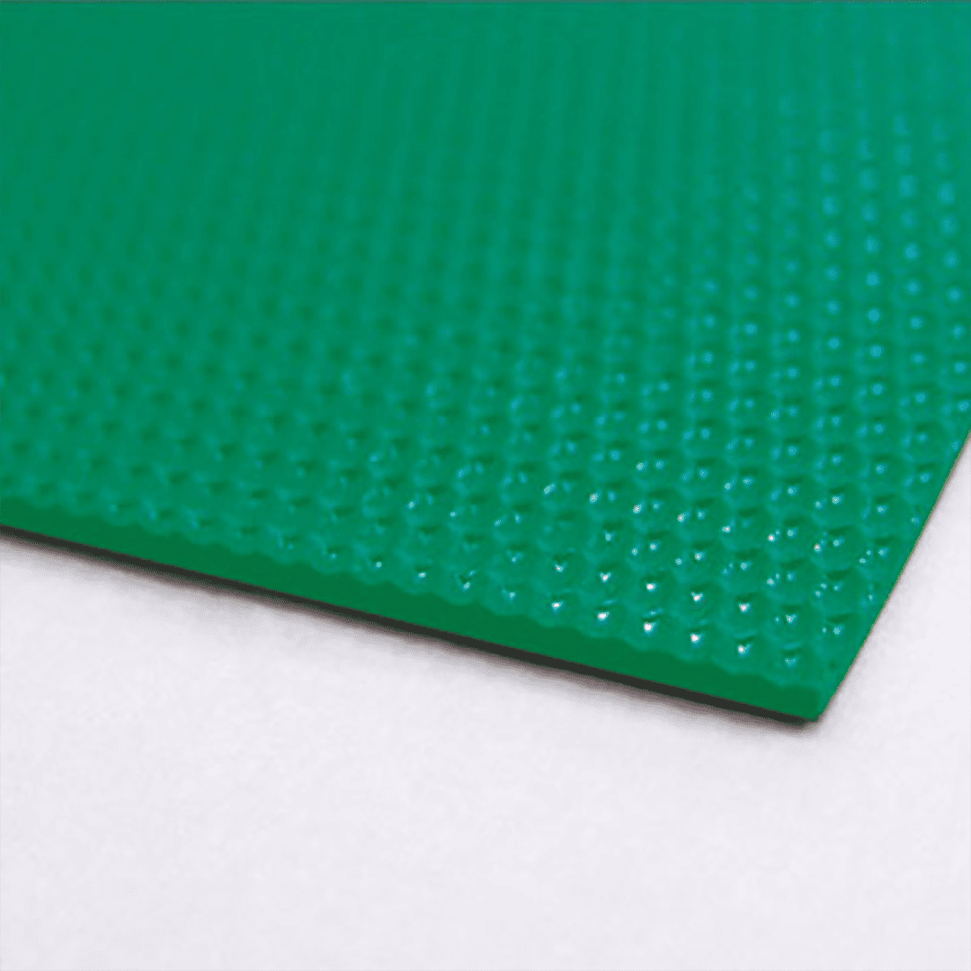 塩ビシート0.5 緑 1×30(m)B山ゴムマット 養生材【ケース販売】5本入 N35-023 工事現場 床養生エムエフ