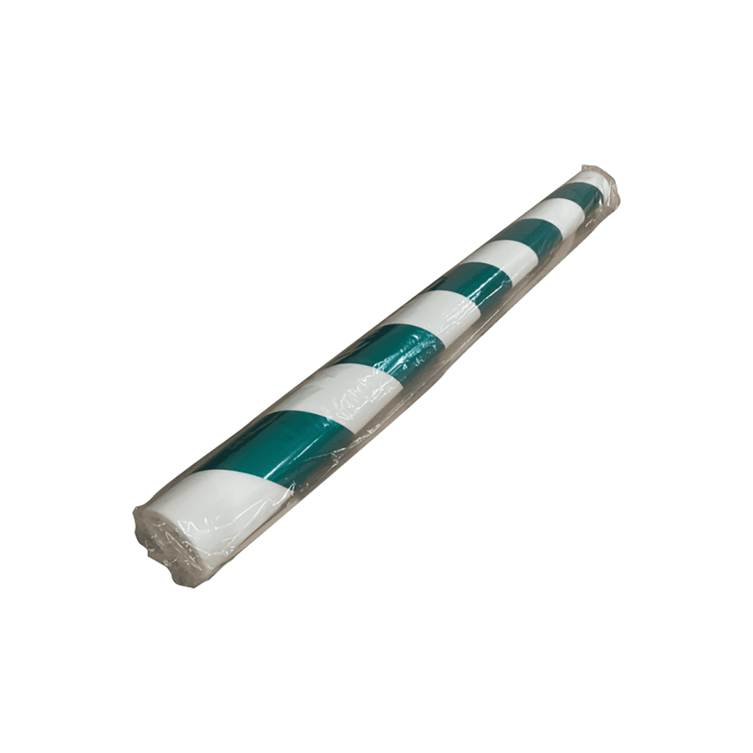 反射式 パイプガード 緑/白 【ケース販売】 30本入 アラオ