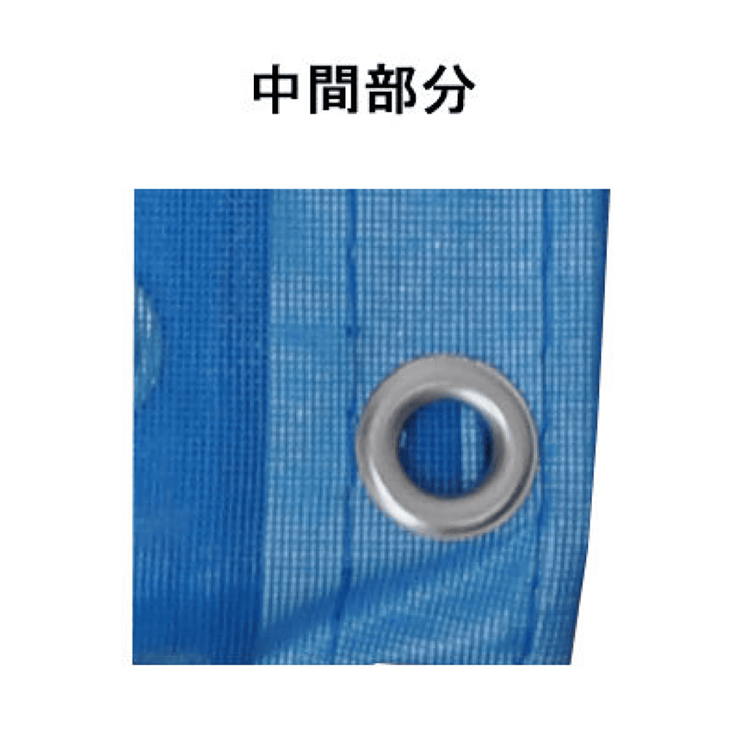 メッシュシート 1.8×6.3（m）青 ネットシート ラッセルシート 防炎 日本防炎協会適合品 塗装 足場 KM