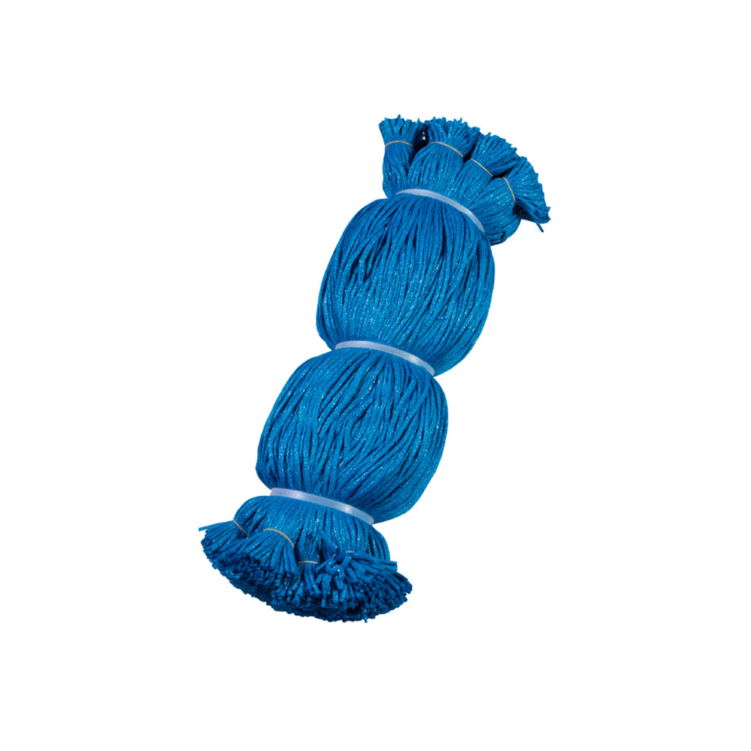 ポリエチレン シート紐 800mm 青 【ケース販売】1000本入 結束 シート接続紐 ひもKM