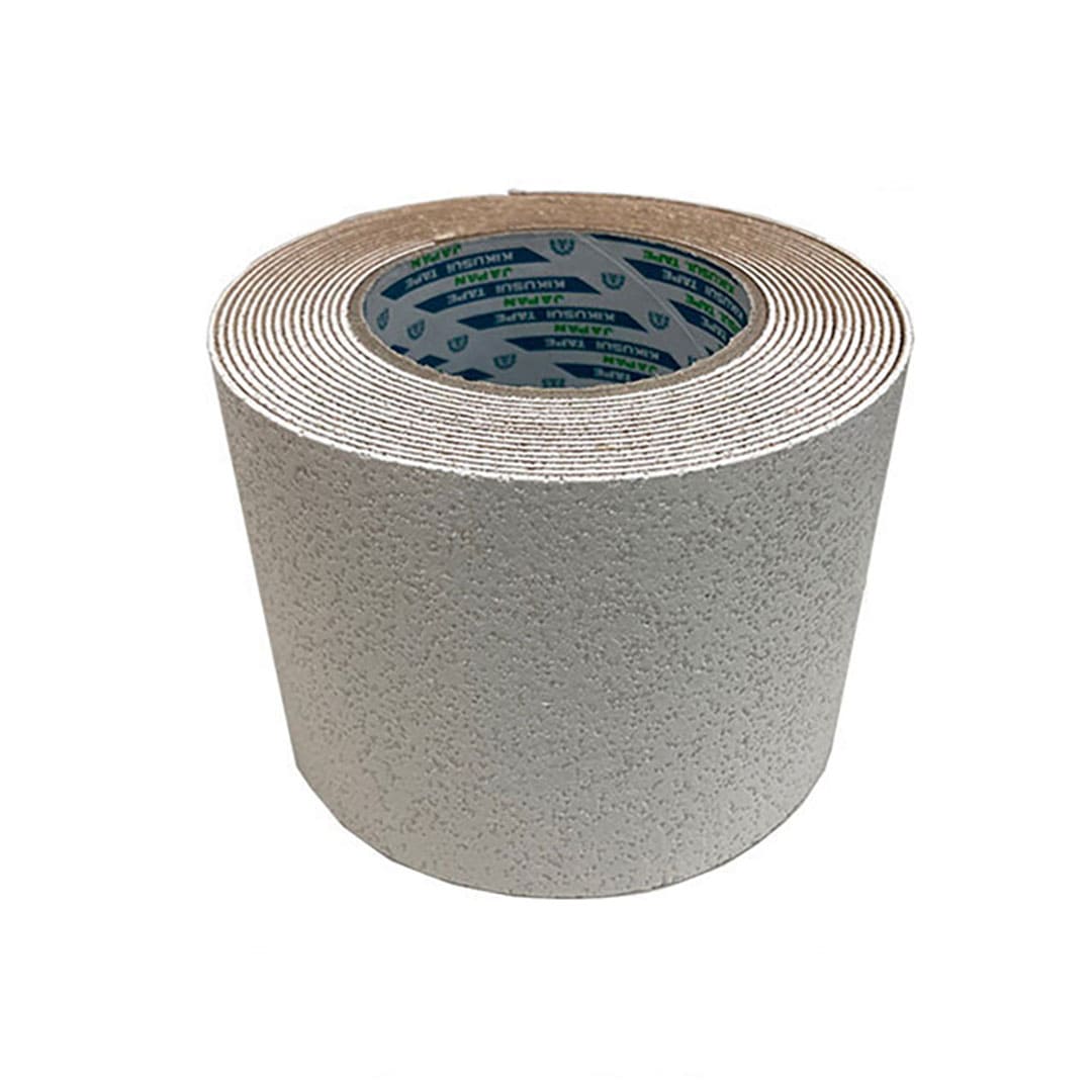 キクラインテープ No.317 白 100mm×5m【ケース販売】12巻入 貼付け式 屋外 路面 標示 テープ 菊水テープ