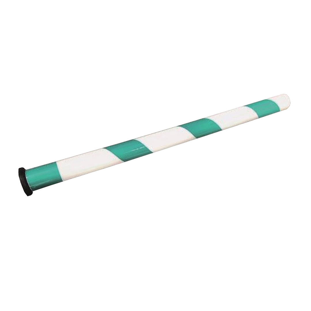 重機安全ポール AR-1351 緑白【ケース販売】10本入マグネットタイプ 事故対策 工事現場 保安 アラオ