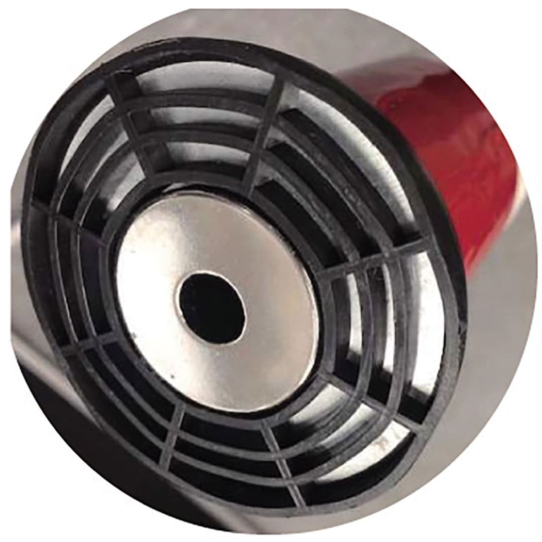 重機安全ポール AR-1349 赤白【ケース販売】10本入マグネットタイプ 事故対策 工事現場 保安 アラオ